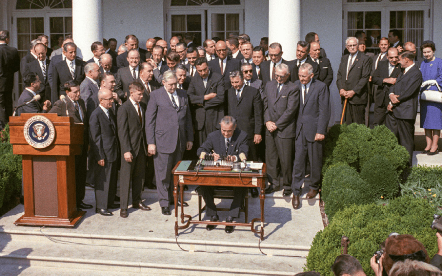 Economic Opportunity Act Signing